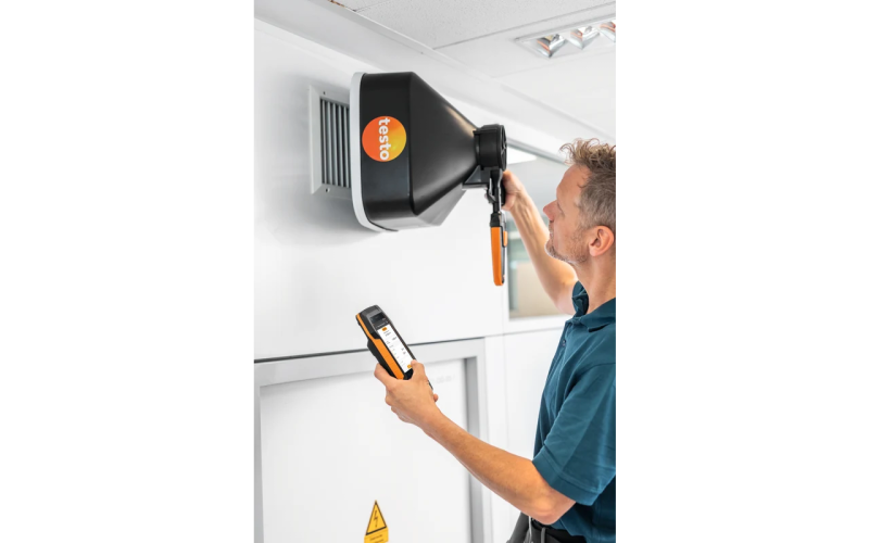 Testo 400 - Výhodná sada na meranie prúdenia s 16 Meranie prúdenia Ø 16/100 mm